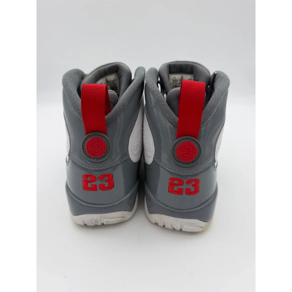 Air Jordan 9 Retro Fire Red White Grey CT8019-162 Mens 11.5 Basketball Sneakers